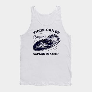 Captain to a ship Tank Top